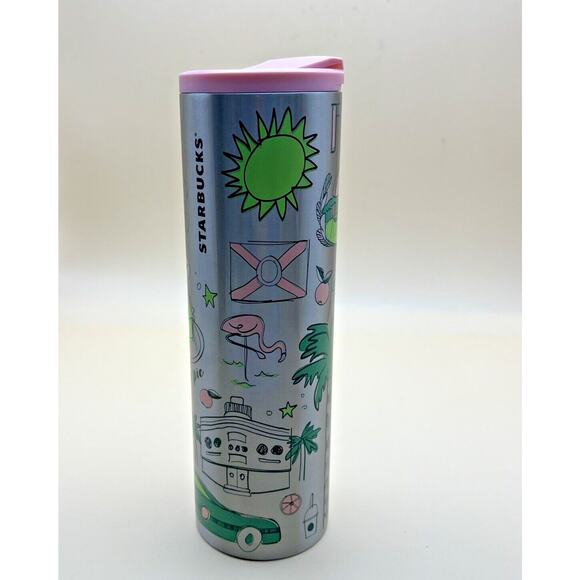 Starbucks Florida Been There Series Collection Stainless Steel Tumbler 16 oz - Picture 4 of 7